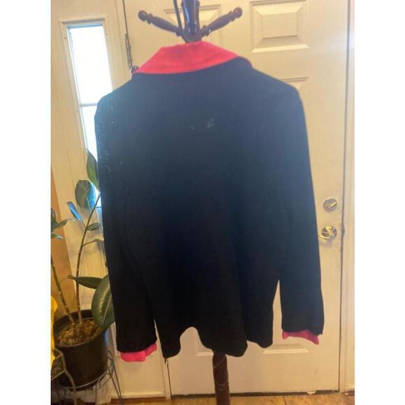Women's St. John Black and Pink Blazer Size 10 - Picture 7 of 7